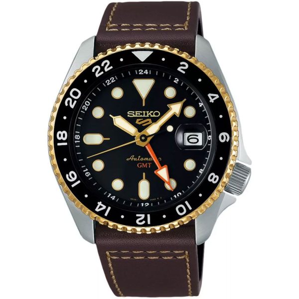 Seiko 5 Sports SKX GMT Mocha montre pour hommes SSK036K1