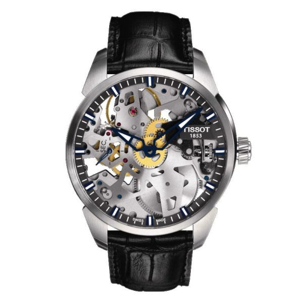 Tissot T-Complication Squelette montre pour hommes T070.405.16.411.00