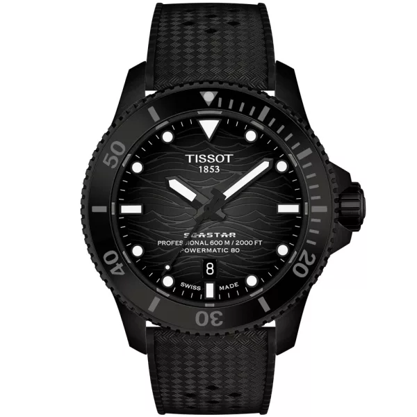 Tissot T-Sport Seastar 2000 44mm montre pour hommes T120.907.37.051.00