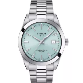   Tissot T-Classic Gentleman Powermatic 80 Silicium Tiffany Blue homme T127.407.11.351.00