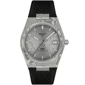   Tissot Classic PRX Damascus Steel Powermatic 80 montre pour hommes T137.807.96.081.00