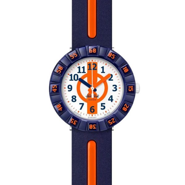 Flik Flak Orange Ahead enfant montre ZFCSP078